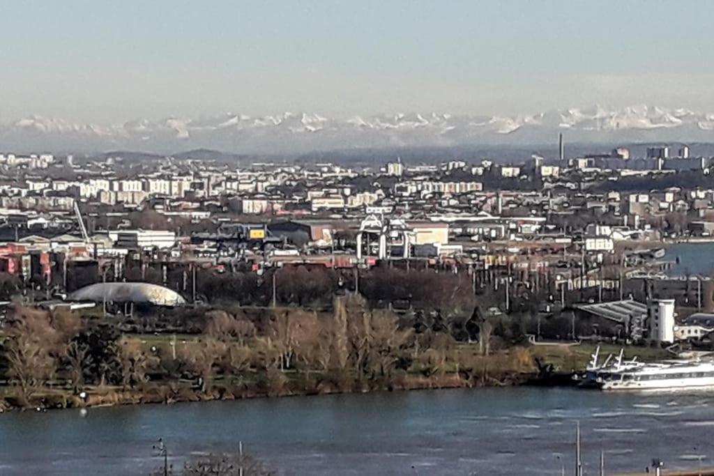 Апартаменти T4/5 Avec Vue Sur Les Alpes A 5 Minutes De Lyon La Mulatiere Екстер'єр фото